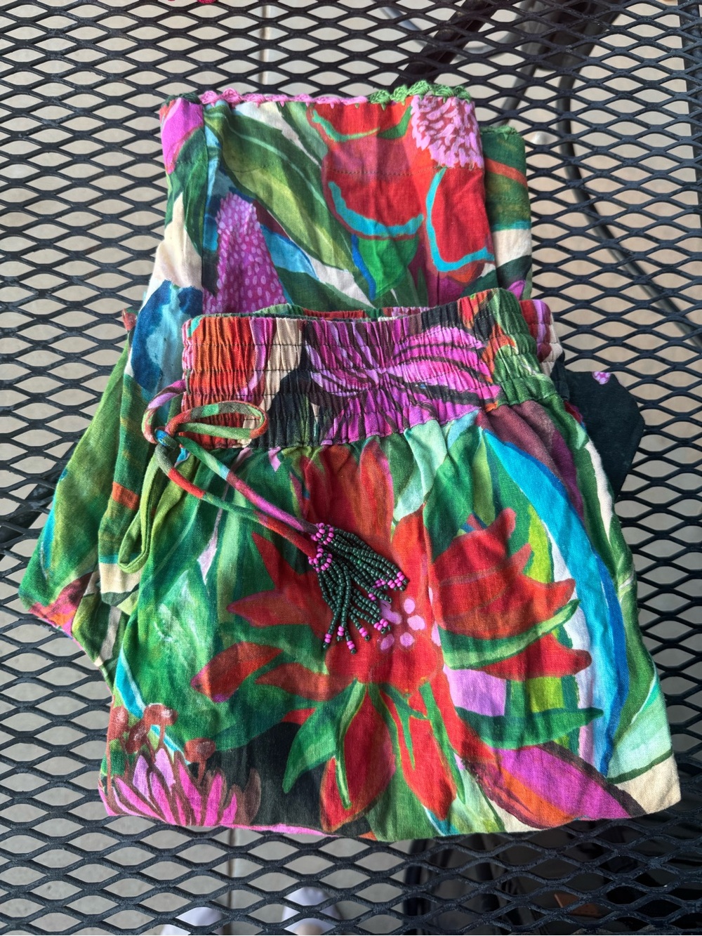 FARM RIO Jardín de Reve Floral-Print Pants XL NWOT - Picture 11 of 16
